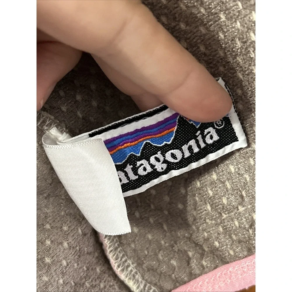 Patagonia Baby Retro X Jacket Rare‎ Vintage Cream Pink Sz 18 Months